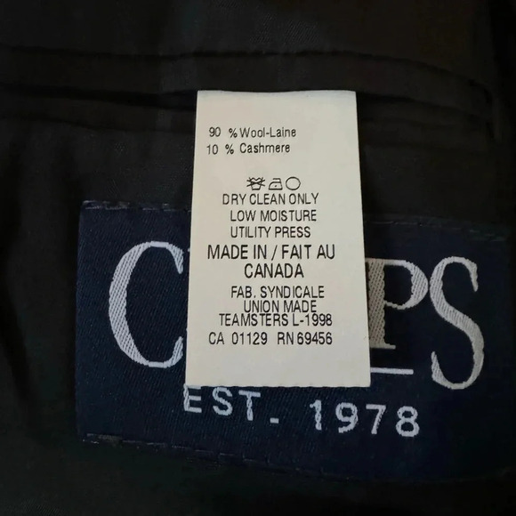 Chaps Blazer Suit Jacket Wool Men Size 42R - Picture 5 of 5